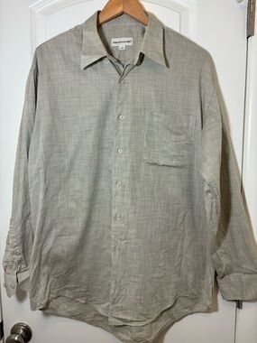 Pronto Uomo Light Gray Long-Sleeve Button Shirt